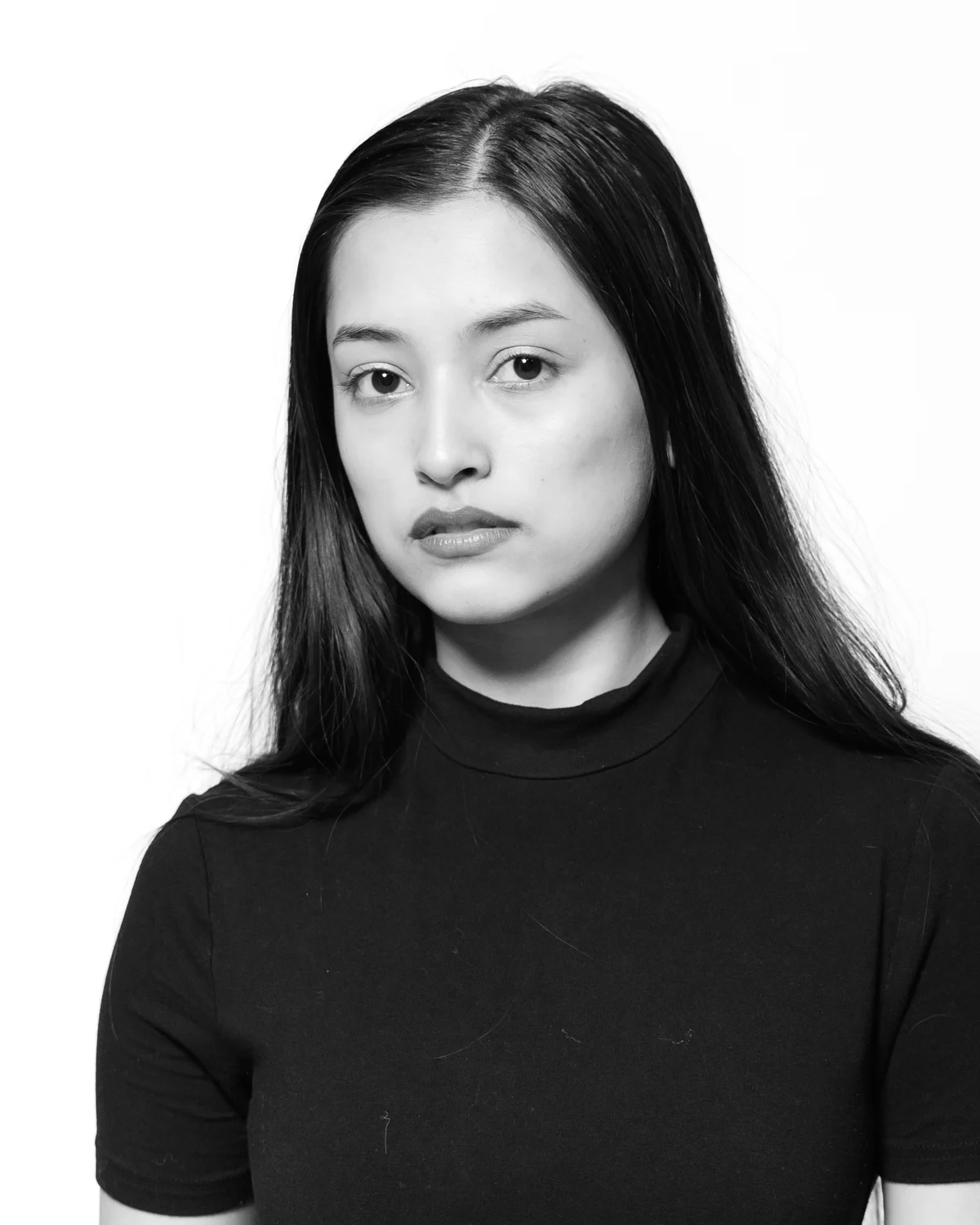 Black and white headshot